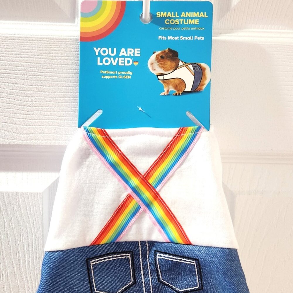 PetSmart, You Are Loved, Small Animal Suspender Costume *NEW*